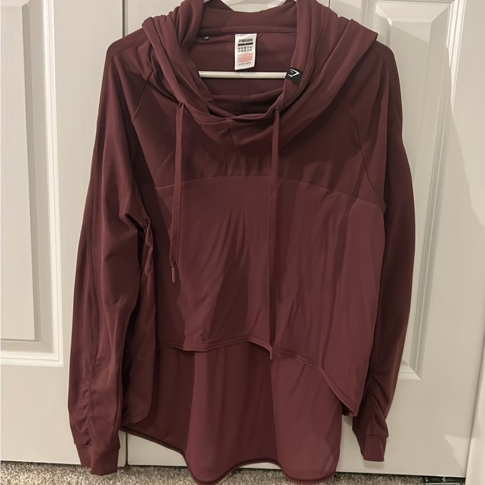 Gymshark cropped hoodie size large